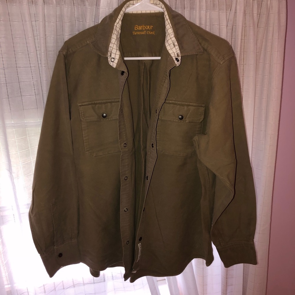 COPY - Barbour Tattersall Tan Button Down Shirt